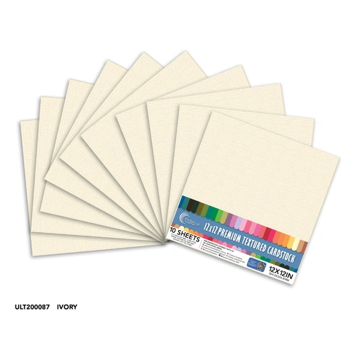 Couture Creations Cardstock - Ivory 12x12" 10pk 