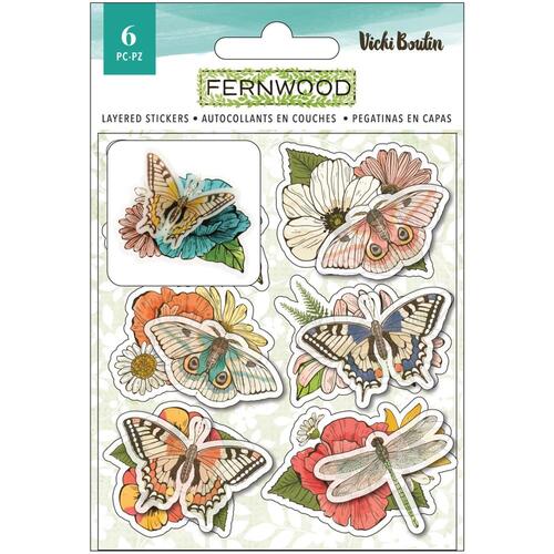 Vicki Boutin Fernwood Layered Stickers