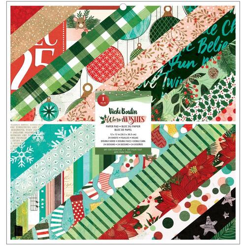 Vicki Boutin Warm Wishes 12" Paper Pad
