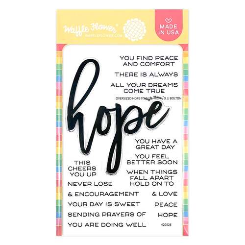 Waffle Flower Oversized Hope Stamp Set