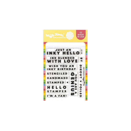 Waffle Flower Inky Friends Stamp Set