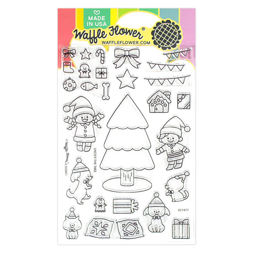 Waffle Flower Under the Tree Stamp Set
