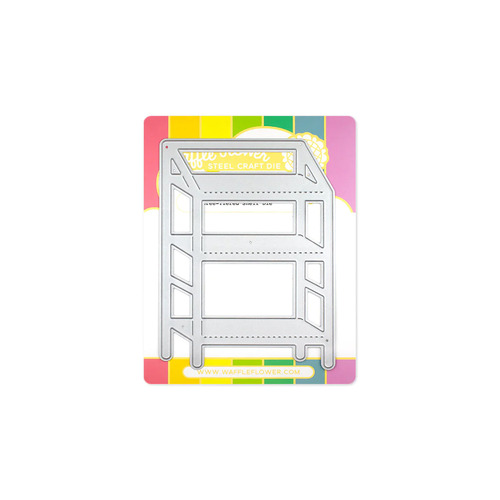 Waffle Flower Three-Tiered Shelf Die
