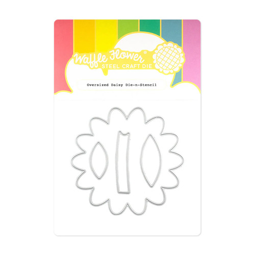 Waffle Flower Oversized Daisy Die-n-Stencil