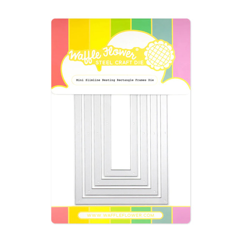 Waffle Flower Mini Slimline Rectangle Frames Die