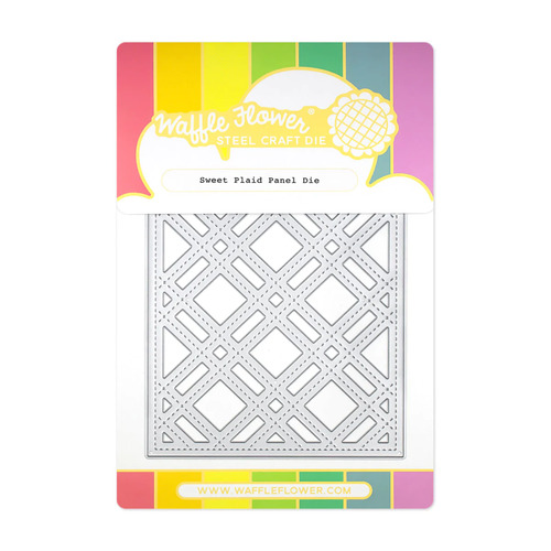 Waffle Flower Sweet Plaid Panel Die