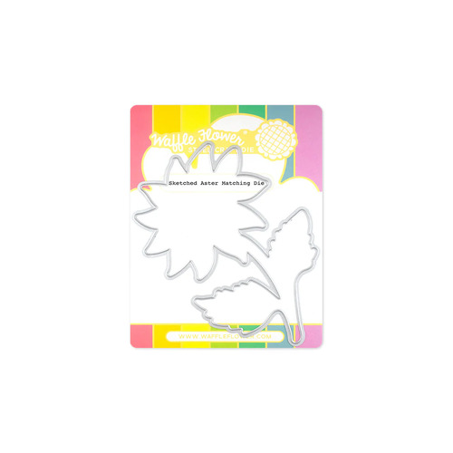 Waffle Flower Sketched Aster Matching Die