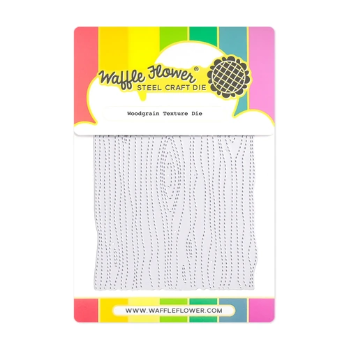 Waffle Flower Woodgrain Texture Die