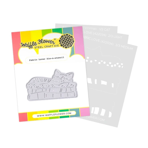 Waffle Flower Fabric Lover Die-n-Stencil