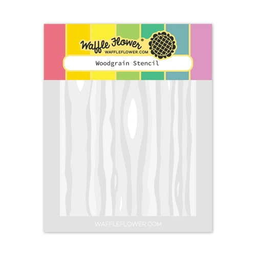 Waffle Flower Woodgrain Stencil