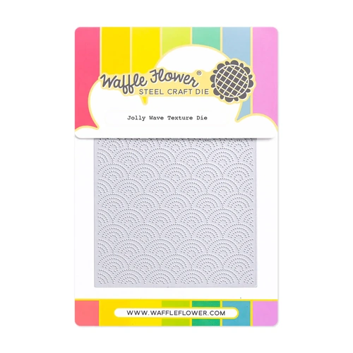 Waffle Flower Jolly Wave Texture Die