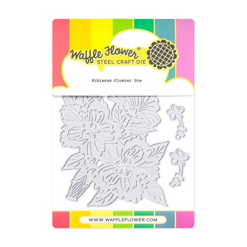Waffle Flower Hibiscus Cluster Die