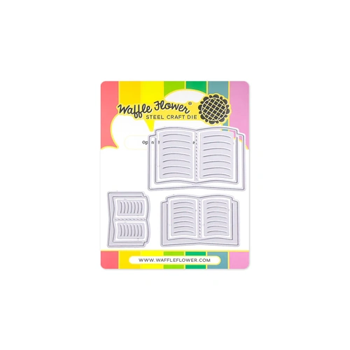 Waffle Flower Open Book Trio Die