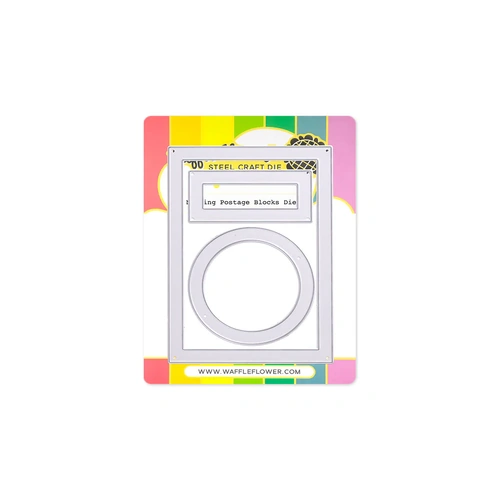 Waffle Flower Nesting Postage Collage Blocks Die