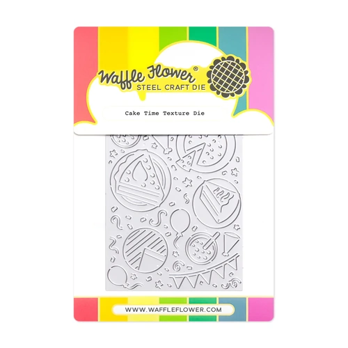 Waffle Flower Cake Time Texture Die
