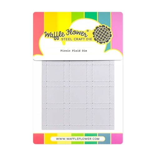 Waffle Flower Picnic Plaid Die