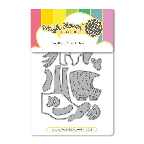 Waffle Flower Woodland Friends Die