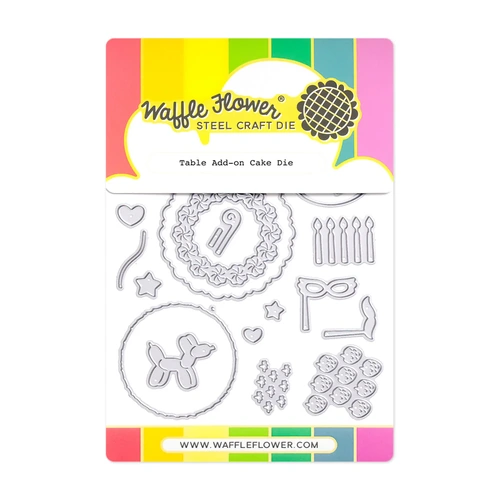 Waffle Flower Table Add-on Cake Die