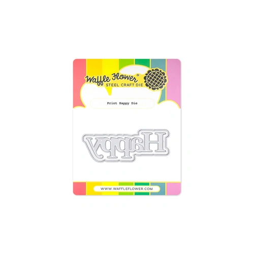 Waffle Flower Print Happy Die (PROMO ITEM)