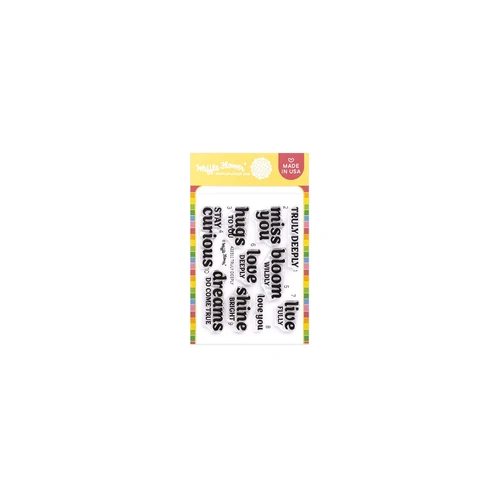 Waffle Flower Truly Deeply Sentiments Stamp Set