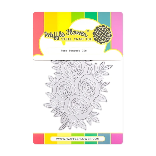 Waffle Flower Rose Bouquet Die