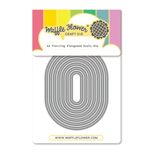 Waffle Flower A2 Piercing Elongated Ovals Die