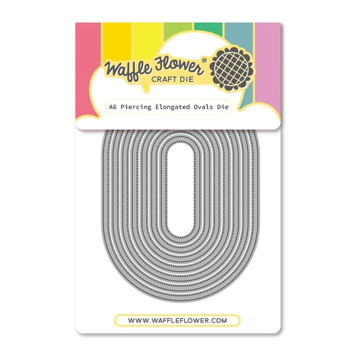 Waffle Flower A6 Piercing Elongated Ovals Die