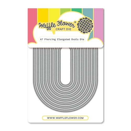 Waffle Flower A7 Piercing Elongated Ovals Die