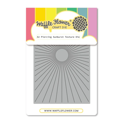 Waffle Flower A2 Piercing Sunburst Texture Die