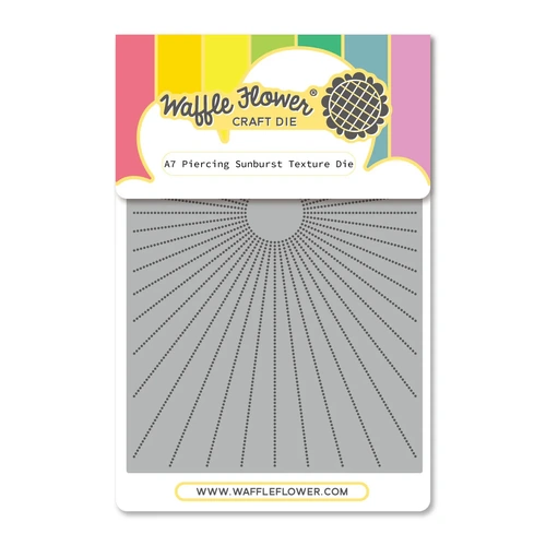 Waffle Flower A7 Piercing Sunburst Texture Die
