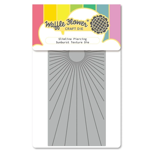 Waffle Flower Slimline Piercing Sunburts Texture Die