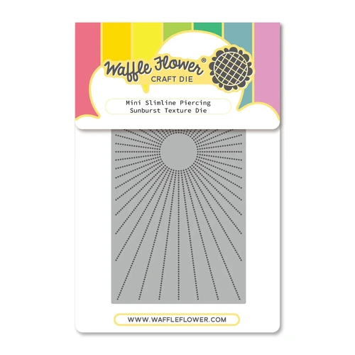 Waffle Flower Mini Slimline Piercing Sunburts Texture Die