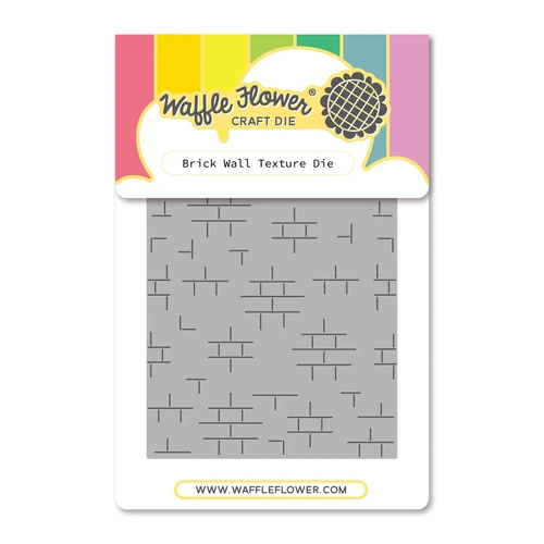 Waffle Flower Brick Wall Texture Die