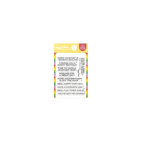 Waffle Flower Fishing Puns Stamp Set