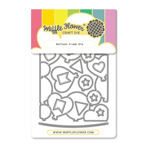 Waffle Flower Balloon Frame Die