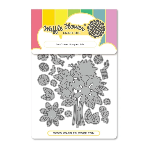 Waffle Flower Sunflower Bouquet Die
