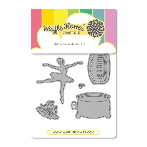 Waffle Flower Ballerina Music Box Die