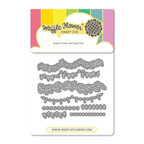 Waffle Flower Grand Piano Garland Die