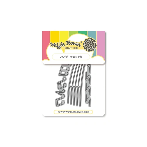 Waffle Flower Joyful Notes Die