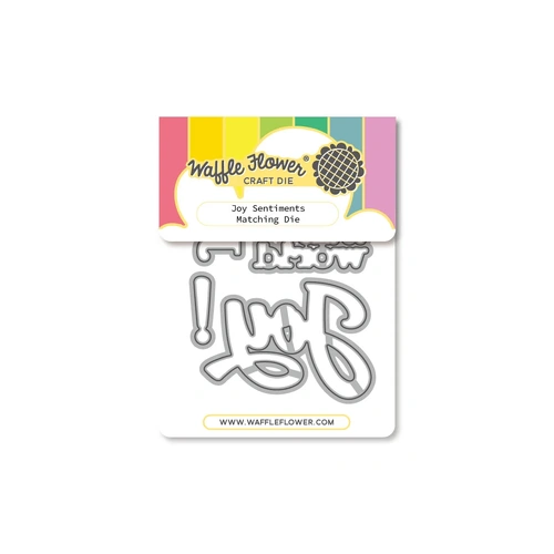 Waffle Flower Joy Sentiments Matching Die