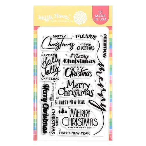 Waffle Flower Simply Christmas Stamp Set