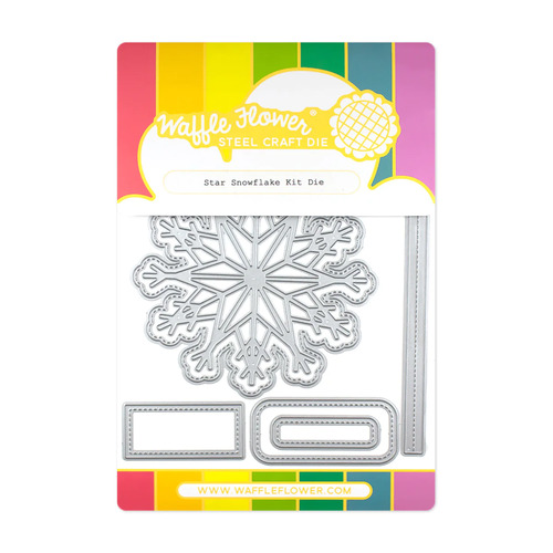 Waffle Flower Star Snowflake Kit Die