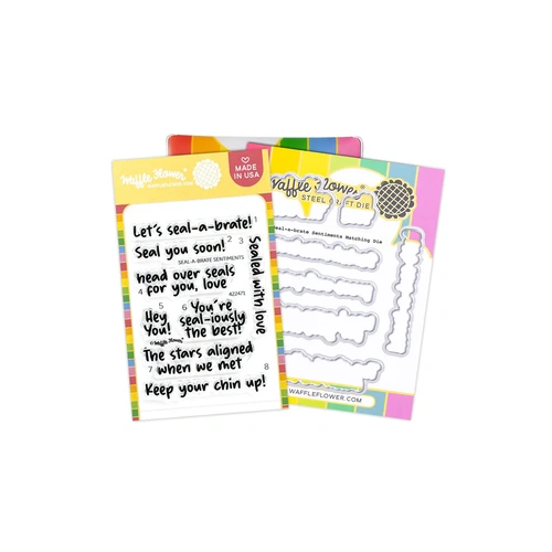 Waffle Flower Seal-a-brate Sentiments Combo