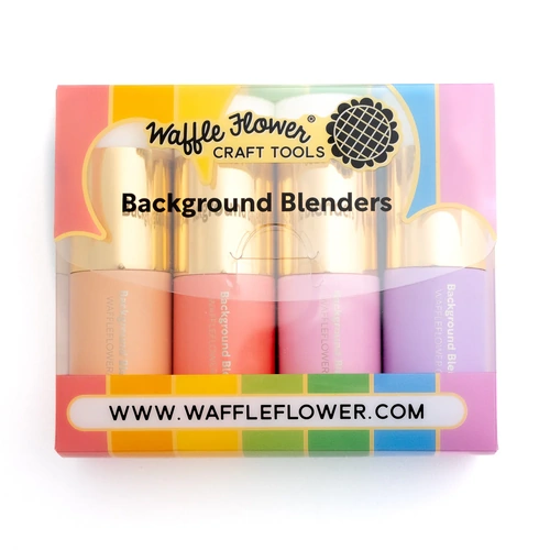 Waffle Flower Background Blender - Reds