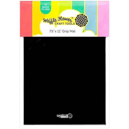 Waffle Flower Grip Mat 7.5x11" Black