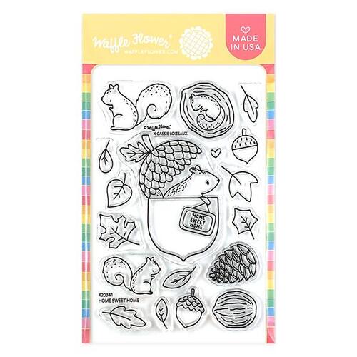 Waffle Flower Home Sweet Home Clear Stamp