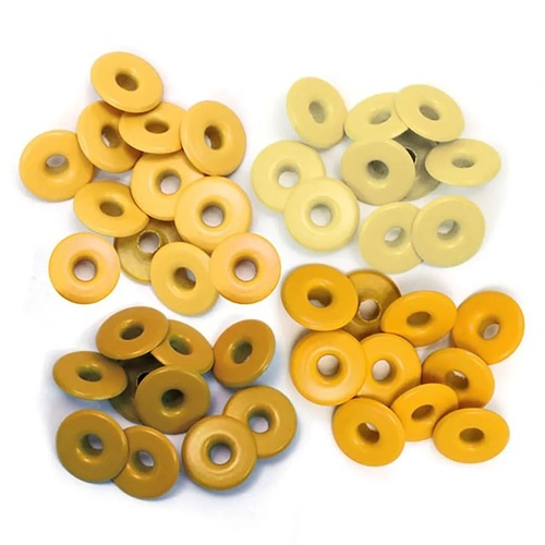We R Memory Keepers Wide Eyelets - Yellow