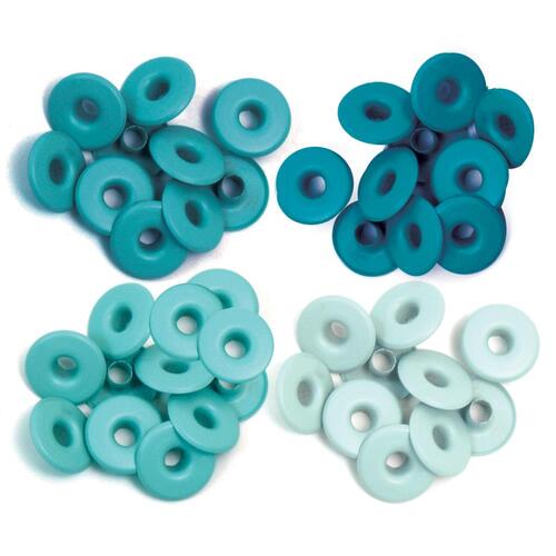 We R Memory Keepers Aqua Wide Eyelets