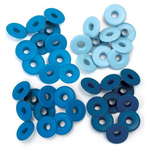 We R Memory Keepers Blue Wide Eyelets