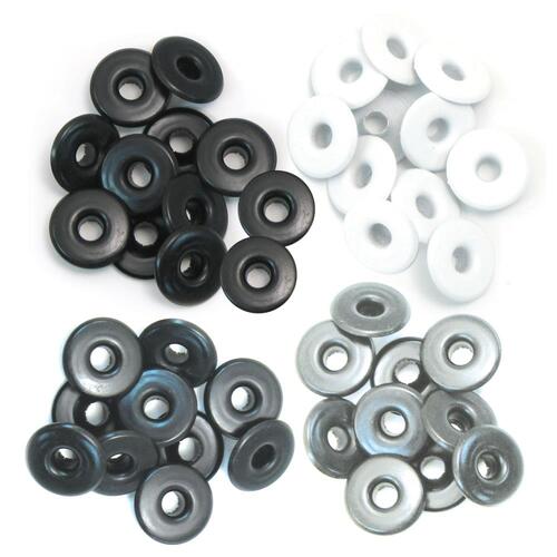We R Memory Keepers Gray Wide Eyelets